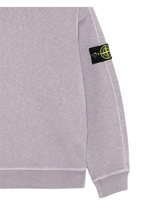 Lilac cotton children's sweatshirt Stone Island | 610003S/CElilla